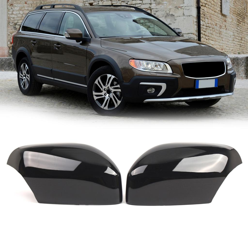 1 Pair Front Door Rearview Wing Mirror Cover Caps Replacement Rear View Mirror Cover Automotive Accessories for 07-14