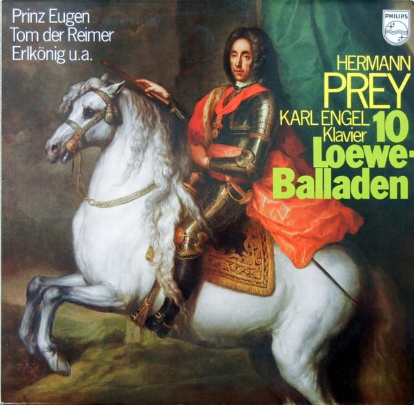 LP Record HERMANN PREY  KARL ENGEL  10 Loewe Balladen 63682 Philips 1974 Australia Classical Used