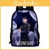 Öğrenciler İçin Geniş Bölmeli Wednesday Addams Baskılı Okul Sırt Çantası