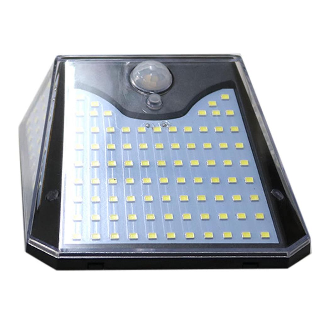 TRADE ONE Solarleuchte, Sensorleuchte, Außenbereich, Bewegungssensor, Automatische Beleuchtung, 121 Lichter, Sicherheitsleuchte für EingangsbereichGartenParkplatz, Katastrophe