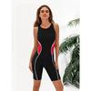 CHARMLEAKS Athletic One Piece Swimsuits for Women Boyleg Swimwear Racerback Bathing Suits