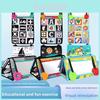 Baby Black White Mirror Cloth Book With Sensory Stimuli For Visual Development And Parent Interaction