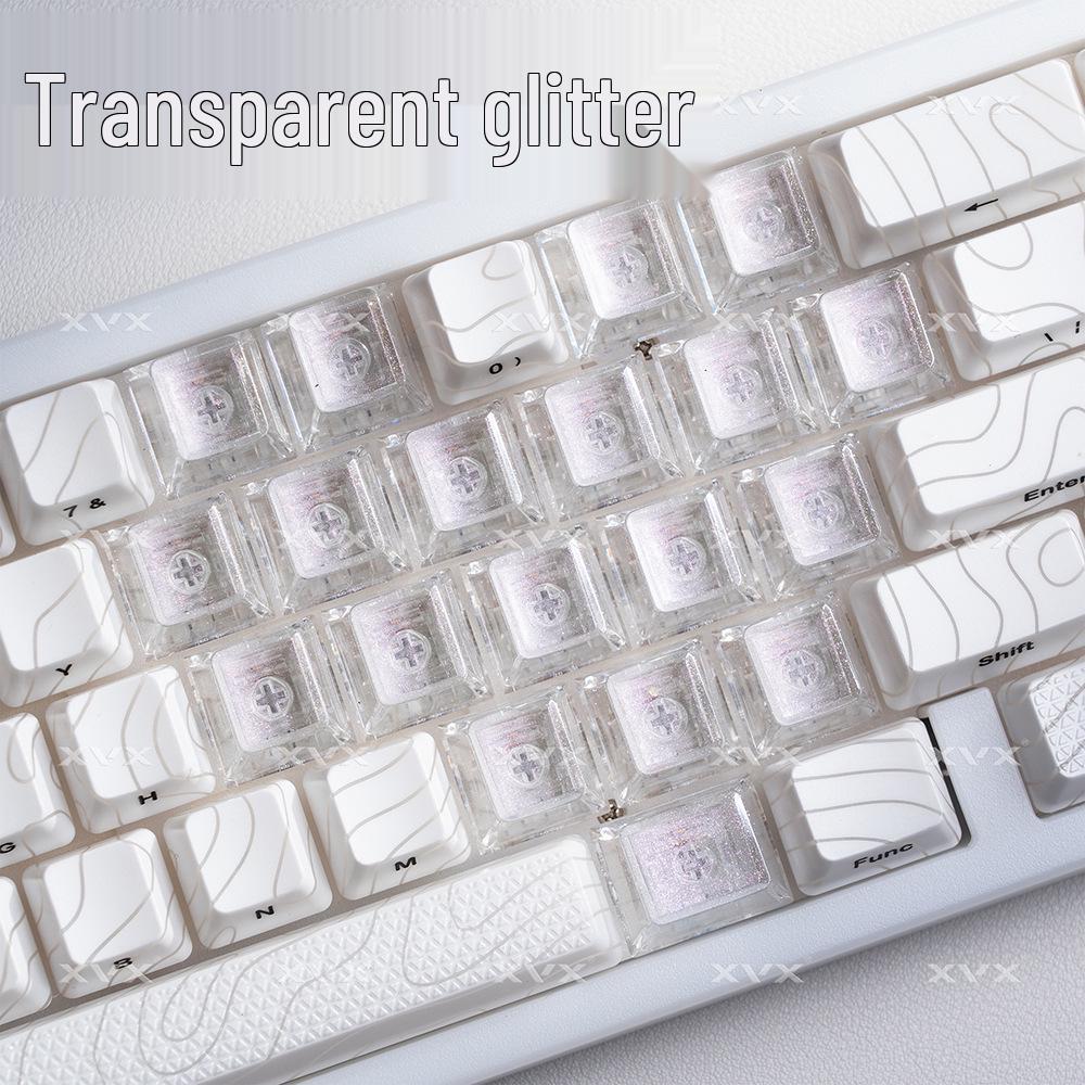 

Прозрачный колпачок клавиши в форме сердца для Maice Ace68, Voyager X87, Razer F98 и Magician EZ63 Other