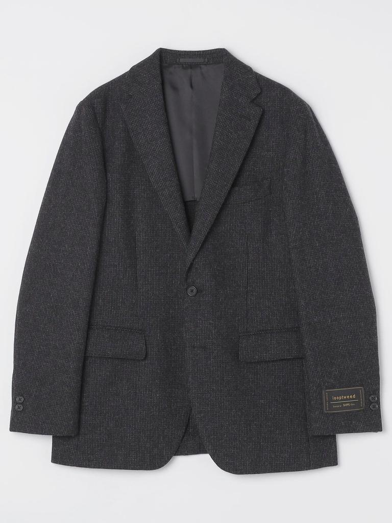 Ships Colors Recycled Tweed Jacket (Partially Matches) 217060001 Dark Gray, Size 50