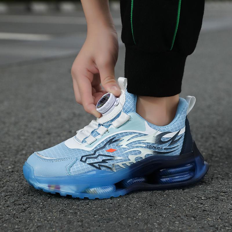 Spring and Autumn Boys Sneakers Children's Mesh Boys Wear-resistant Primary School Students Breathable New Middle and Older Children's Running Shoes