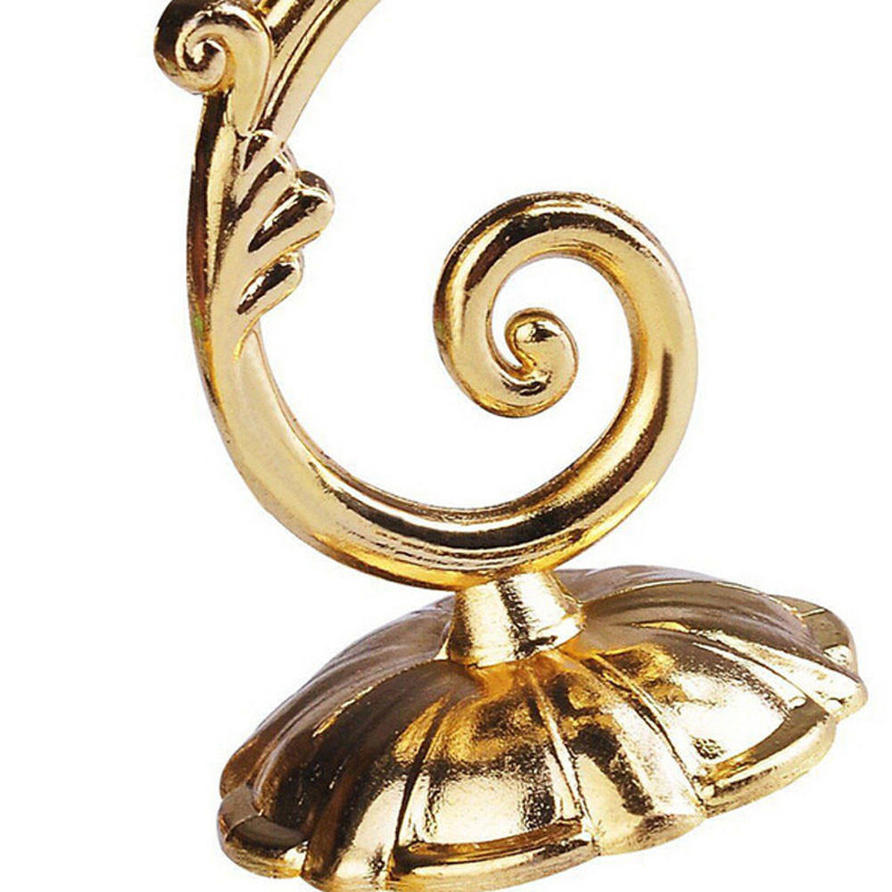 2X Large Metal Crystal Glass Curtain Holdback Wall Tie Back Hanger Holder