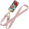 Shockproof Case - Google - Pixel 9 Pro - Reinforced Silicone - Pink Lanyard - Chic and Practical