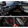 Matte Window Lift Button / Steering Wheel / Gear Shift / Air Outlet Vent Cover Trim For Mazda 3 2017 2018 Interior Accessories