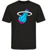 Miami Heat Vice Logo Black T-Shirt