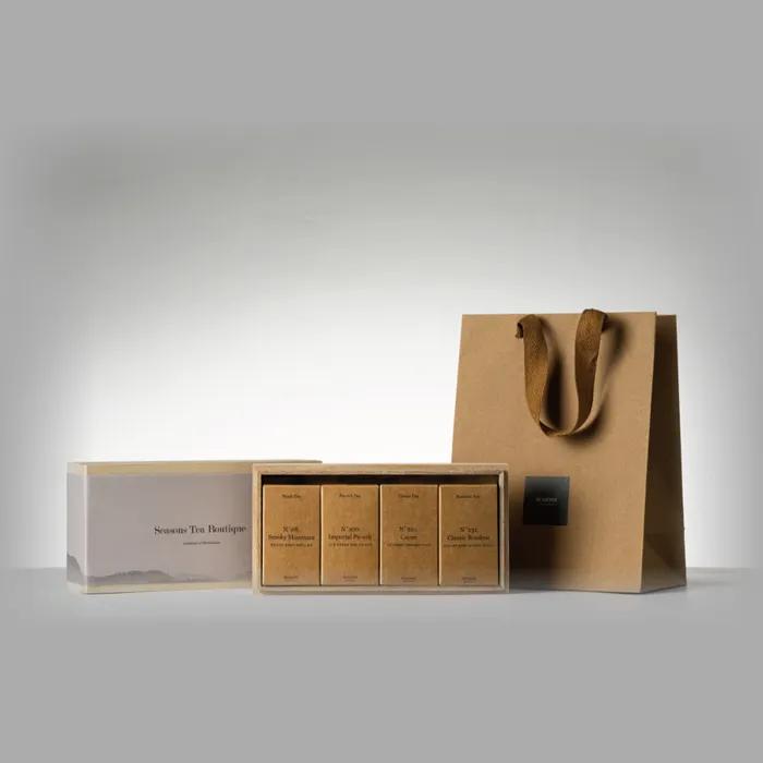 

Маленький подарочный набор чайных пакетиков 4 tea bags