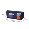 Large Capacity Basketball Pencil Case Storage Cartoon Basketball Stationery Box  Students Office