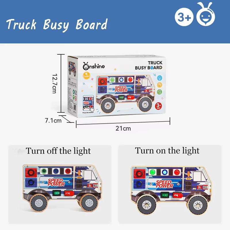 High-Quality Montessori High-Quality Wooden High-Quality Steering High-Quality Wheel High-Quality Busy High-Quality Board Play sets High-Quality Car