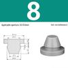 High-Temp Resistant Silicone Rubber Stopper with Card Slot Sealing Cap