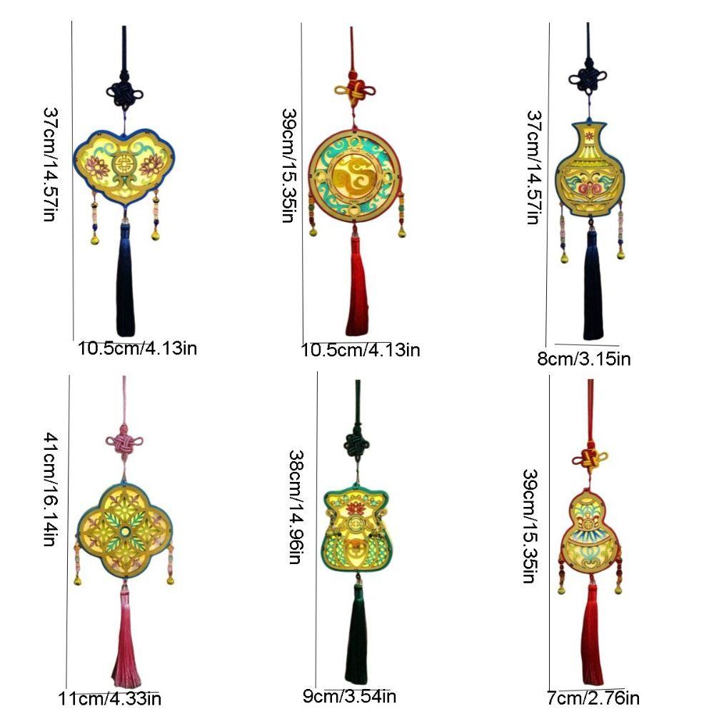 Lightweight DIY Craft Material Kit Wooden Hanging Lantern Portable Handheld Lantern Gift