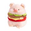 Cute, Pink and Multi-layered Hamburger, Cute Piggy Doll Plush Toy, Birthday Gift, Festival Pillow Sand