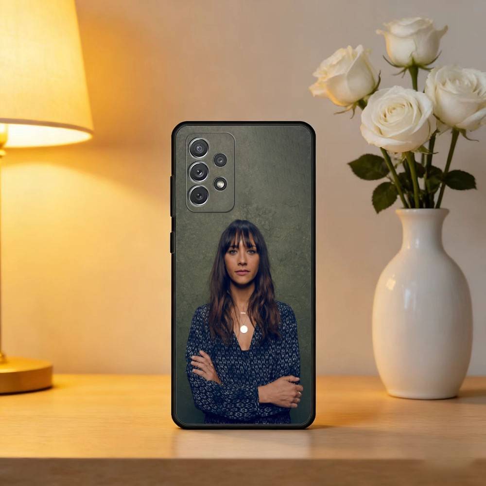 Beauty R-Rashida J-Jones Phone Case For Samsung Galaxy A73,A72,A71,A70,A53,A52,A51,Soft Silicone Black Cover
