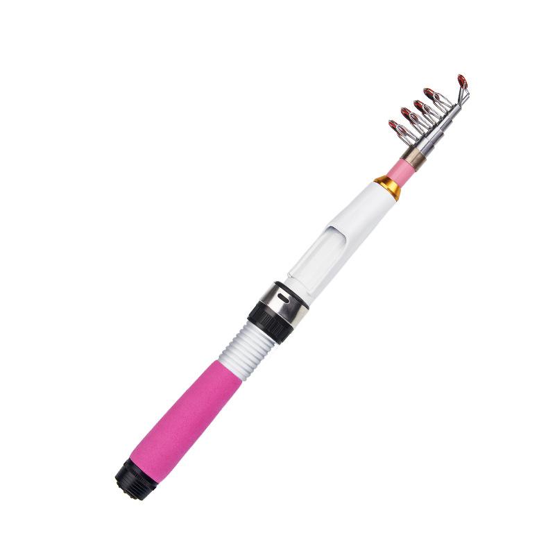 

Мини Морской Спиннинг Ультракороткий Секционный Портативный Спиннинг Сверхжесткий Спиннинговый Набор Одиночный Спиннинг Металлическая Катушка Рыболовные Снасти Подходит для Различных Водоемов Single pole розовый