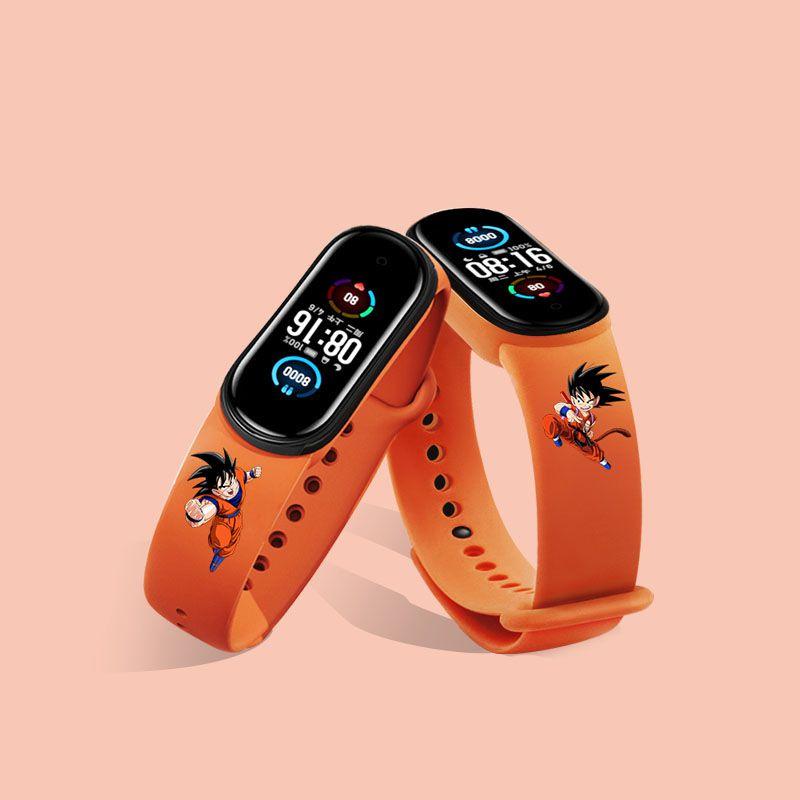 Silikonarmband für Xiaomi Mi Band 3/4/5/6 Verstellbares und bequemes Armband für Sport