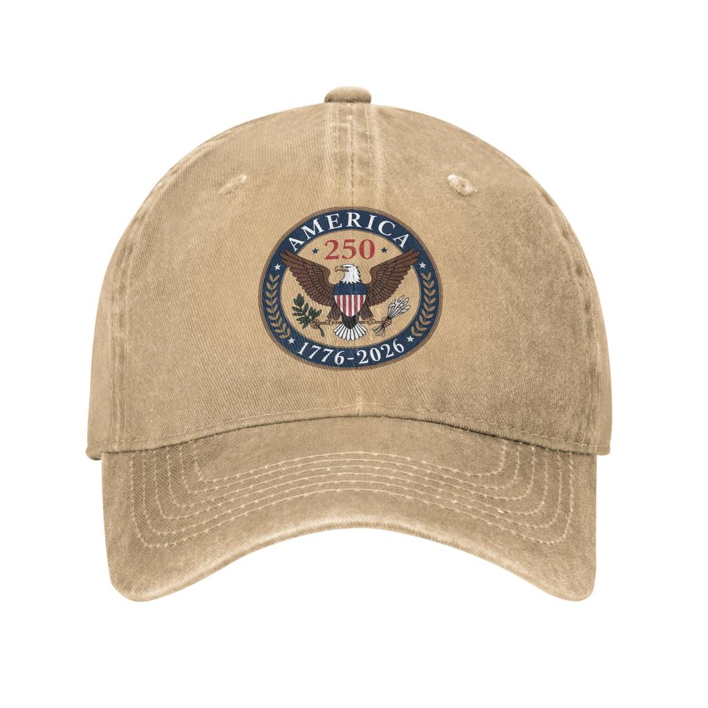America Year Anniversary Printed Caps for Unisex Women Cotton Trucker Hat Lerisure Wear Baseball Cap Adjustable