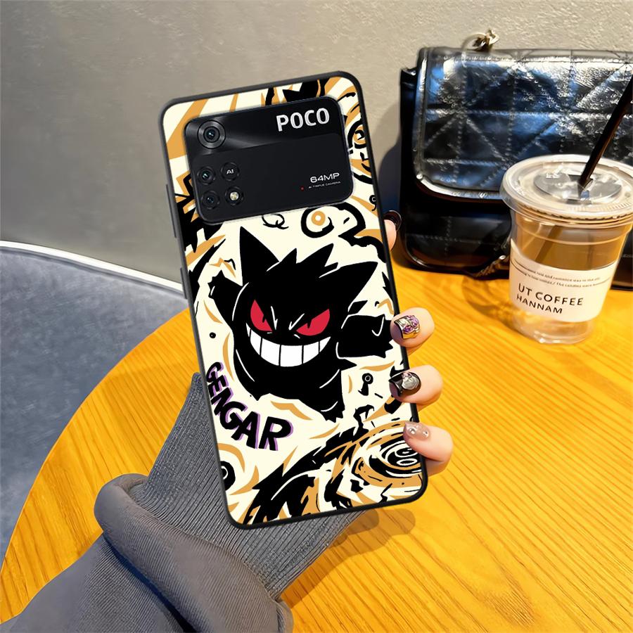Case for Xiaomi Poco F8 M5 F1 C71 C75 X3 X4 X5 X7 Pro C50 F3 M3 M4 M7 Pro C61 Funda Phone Cover Cool Gengar Pokemon
