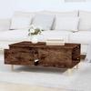 Vidaxl Coffee Table, Smoked Oak, 90X50X36.5 Cm