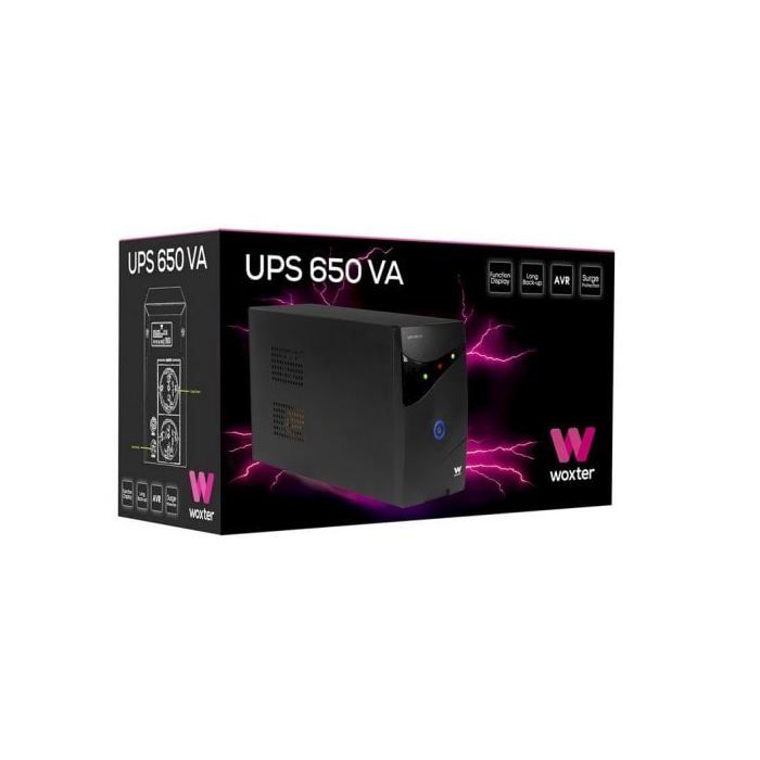 Woxter 650 VA Onduleur 360 Watt 650 VA 7 Ah connecteurs de sortie : 2