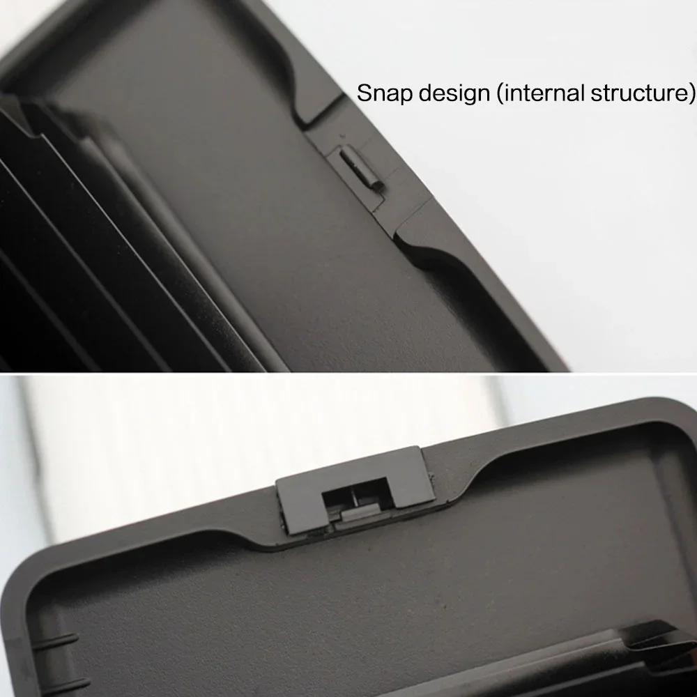 RFID Blocking Metal Wallet Women Men Business ID Credit Card Protector Card Holder High Quality Waterproof Anti-scan Purse