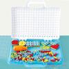 Creative Mosaic Puzzle Toy With Electric Drill Screw Tool Set, Diy Construction Engineering Building Blocks Stem Learning Toy