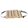 Car Back Seat Tool Storage Bag Canvas Garden Foldable Roll Up Tools Pouch Bag for Pliers Wrench