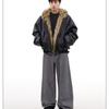 Zuo Shan American Style Double-Sided Winter Jacket for Men - Cotton & Plush