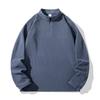 Autumn and Winter Bottoming Solid Color Long-sleeved Men's Stand-collar Long-sleeved T Fashion Casual Top