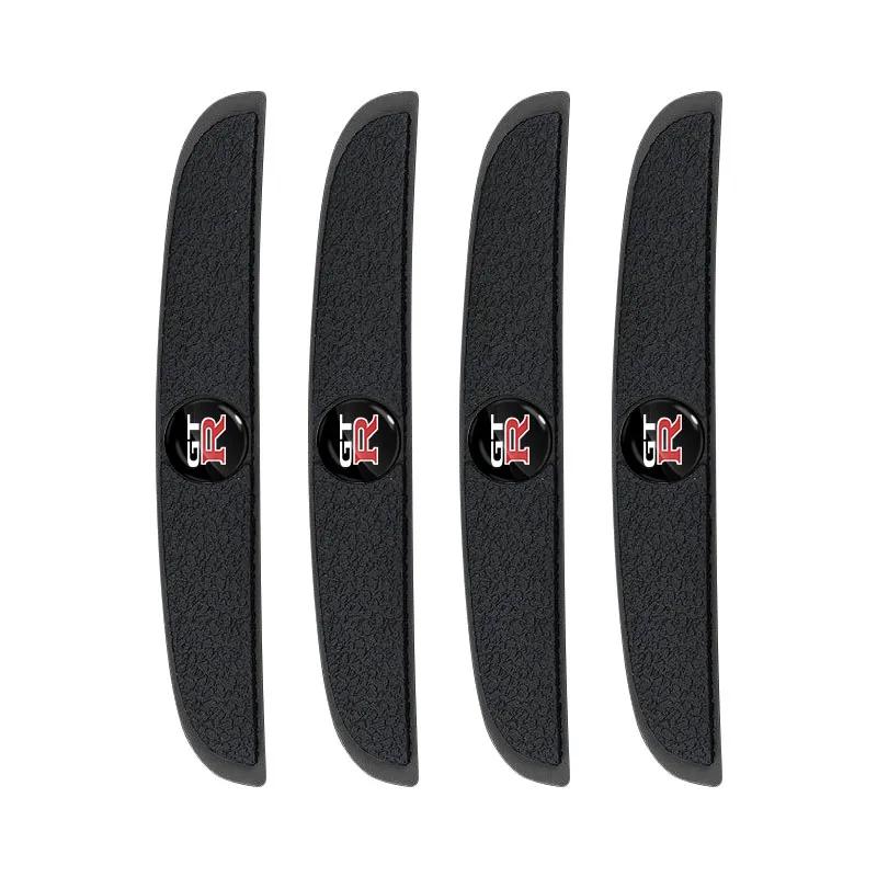 4pcs Car Door Edge Anti Scratch Collision Protection Strip Stickers For Nismo Nissan Almera Tiida Juke Teana Qashqai 350Z 370Z