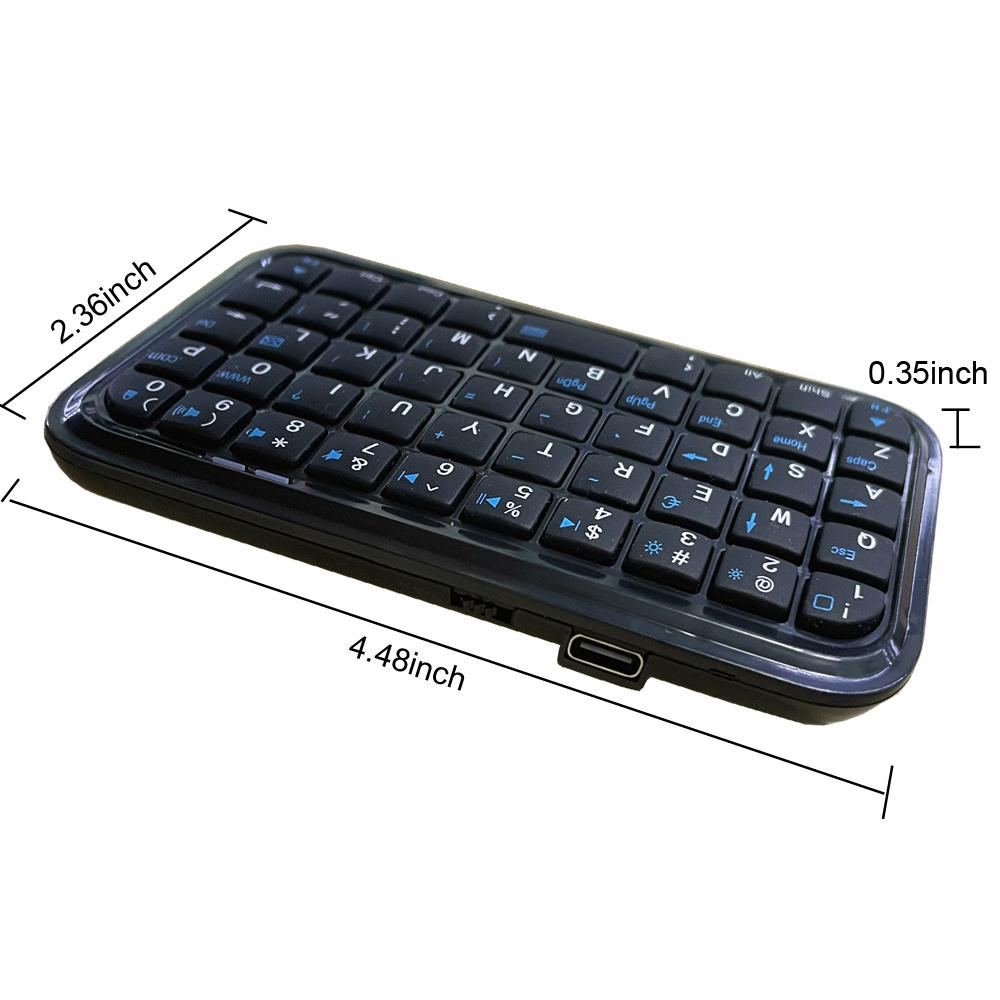 Mini Rechargeable Bluetooth System Universal Wireless Bluetooth Mini Portable Practical Keyboard Charging Wireless Pocket Keypad