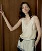 Leuba Silky Layered Slip Top - Cream Butter