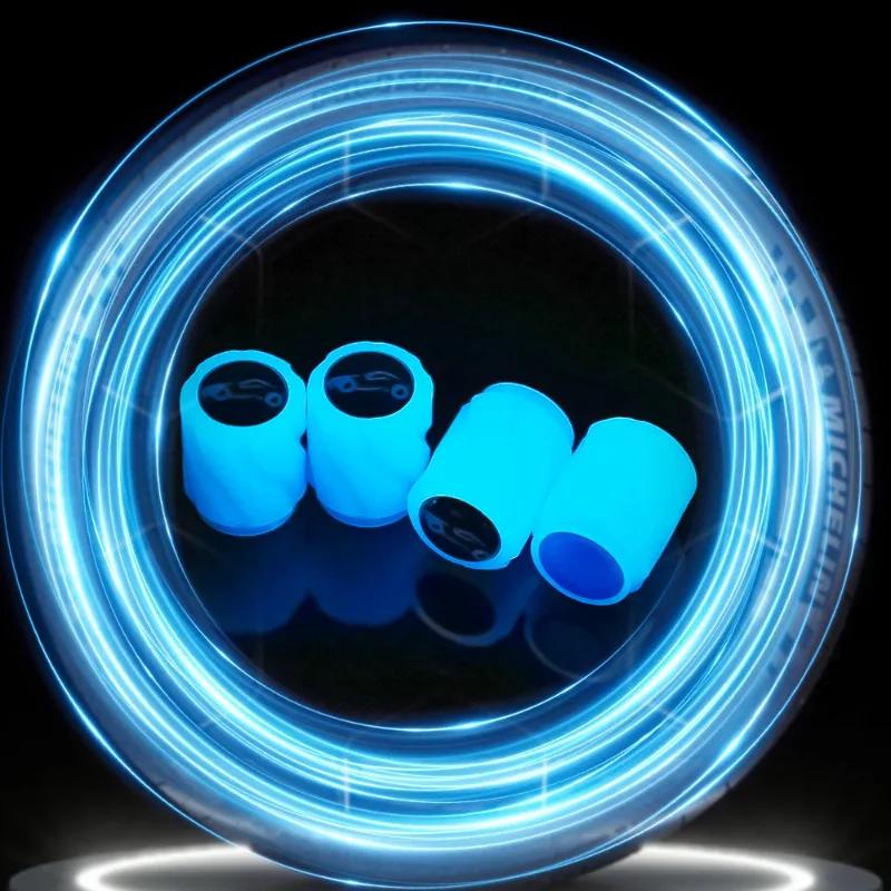 Capac Ventil Luminos Nou Creativ cu Logo Capac Praf Ventil Auto Motocicletă Bicicletă Universal Capace Ventil Piese Multifuncționale