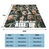 The Walking Dead Horror Movie Blanket Fleece Violence Rick Grimes Daryl Dixon Soft Throw Blankets for Bedroom Sofa Bedroom Quilt