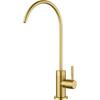 NSF-Certificering 100% Loodvrij Keukenwaterfilter Kraan SUS304 Roestvrij Staal, Geborsteld Goud Drinkwaterkraan voor Keuken Spoelbak
