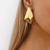 Boucles d'oreilles géométriques 3D irrégulières style européen américain pour femmes Mode Élégantes Quotidiennes Polyvalentes Clous d'oreilles pour femmes