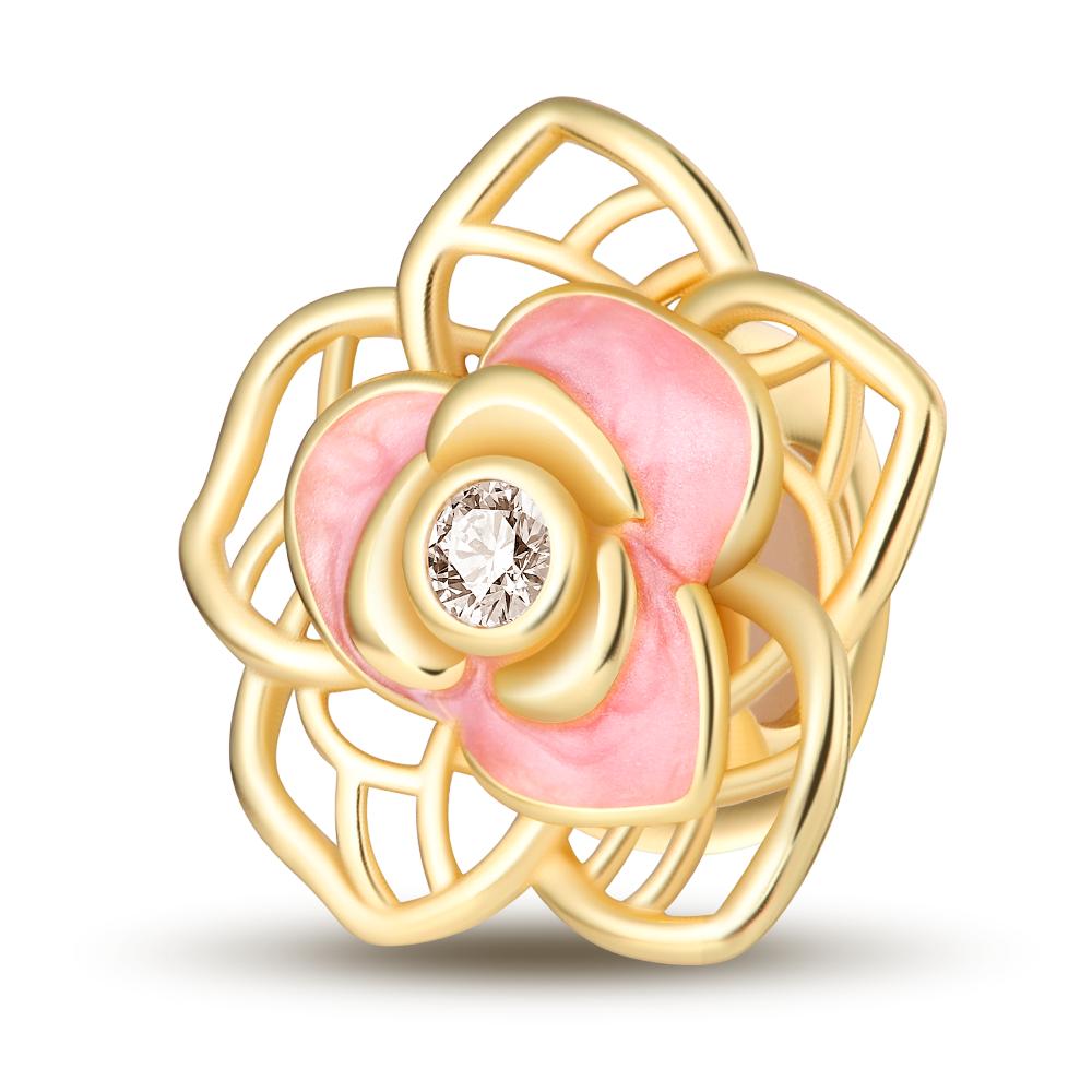 Copper Beads Angel Wings Swan Of Love Heart Charms Fit Original Bracelets Women Diy Jewelry Gift Bracelet