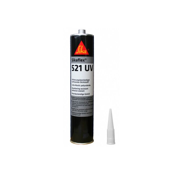 Colle Mastic Hybride SIKA Sikaflex 521 UV - Gris Clair - 300ml
