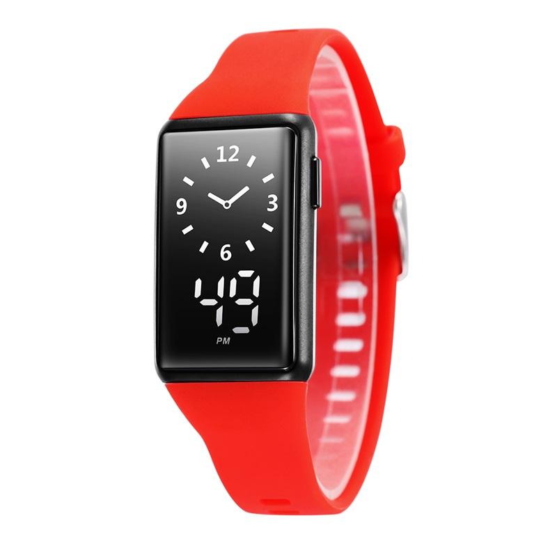 High Quality Digital Sports Watch Fashion Charm Luminous Waterproof Silicone Band Unisex