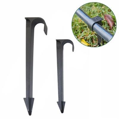 50 Stück Gartenbewässerungsschlauchanker, 16 mm, feste Pfähle, Schlauchhalter, Rohrhalterung für Tropfbewässerungsstämme im Rasen und Garten