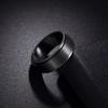 Simple 8mm Anxiety Fidget Spinner Rings for Men Women Cool Stainless Steel Spinning Rotatable Rings Anti Stress Wedding Jewelry