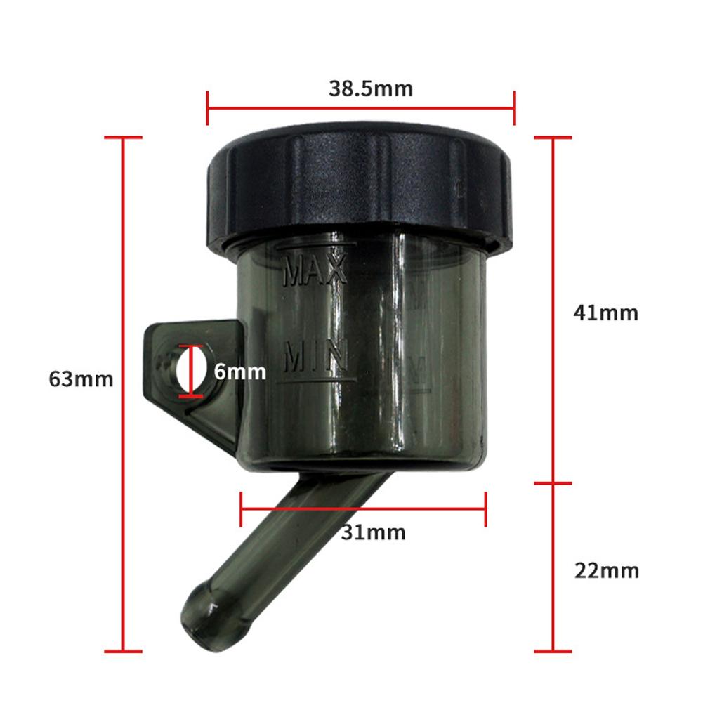 Rezervor universal de lichid de frână față pentru motocicletă Ambreiaj Push Up Rezervor de ulei Cupă de lichid împărțită Cupă de ulei Pompă superioară Ulei