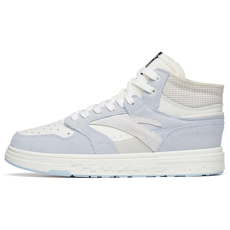 

Anta Comfortable Slip Resistant Cushioning Abrasion Resistant High top Skateboard Shoes Men s Blue Gray 112218052-3 39