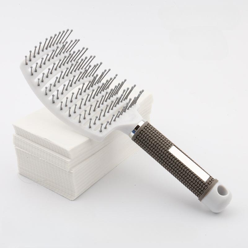 Wet Curly Hair Comb Detangling Hair Brush Women Scalp Massage Comb Bristle Fluffy Salon Hairdressing Combs Barber Styling Tools