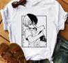 Japanese Anime My Hero Academia Graphic Fun Print T Shirt Fashion Women Retro Cotton T-shirt  Summer Loose Y2K Top T-Shirt