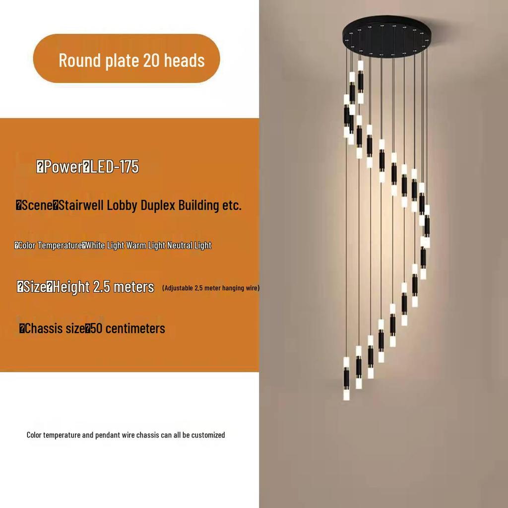 Minimalist Long Line Pendant Light for Living Room, Bedroom, Staircase, and Restaurant - 2025 Design