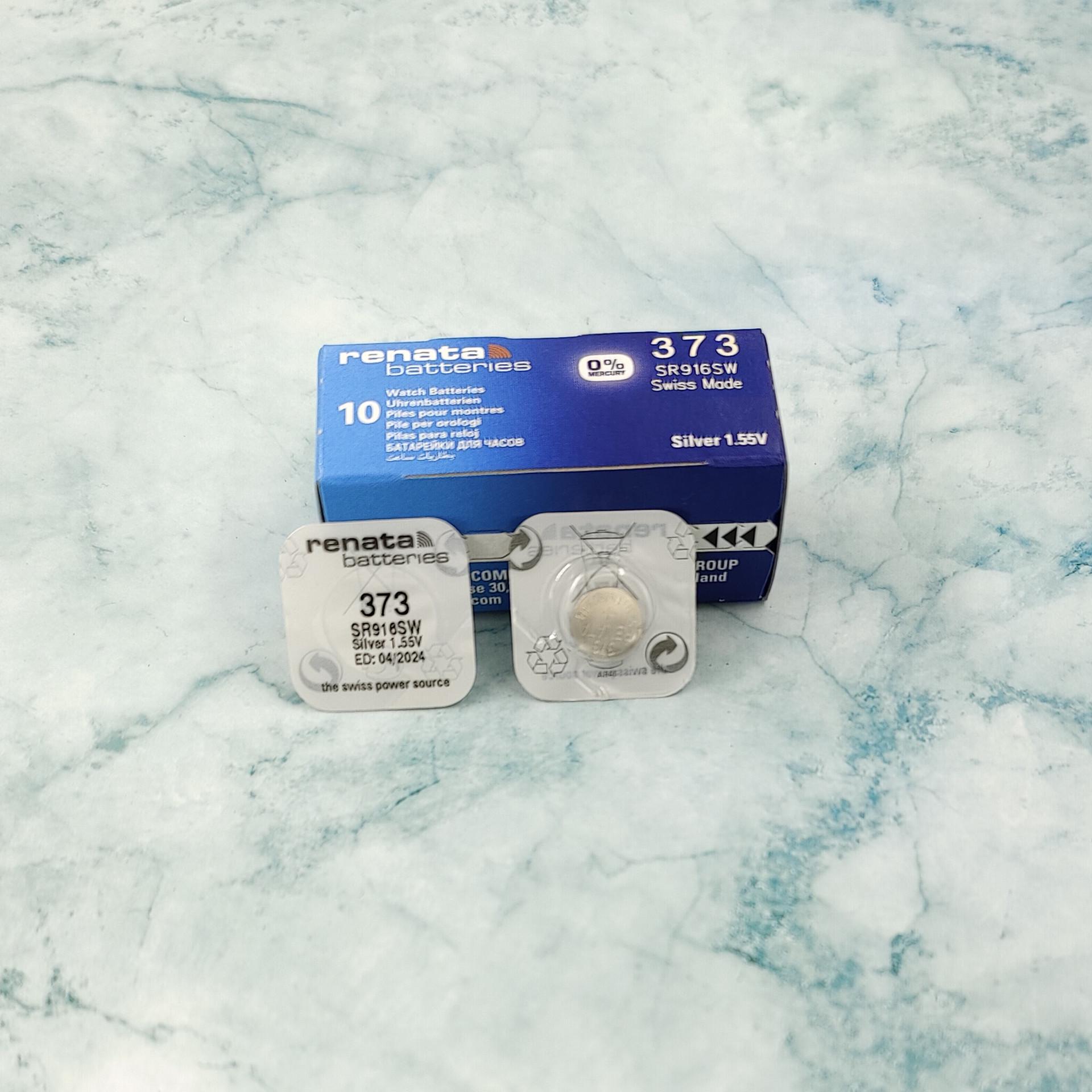 

Батарейка для часов Renata 373 SR916SW - Одиночная упаковка