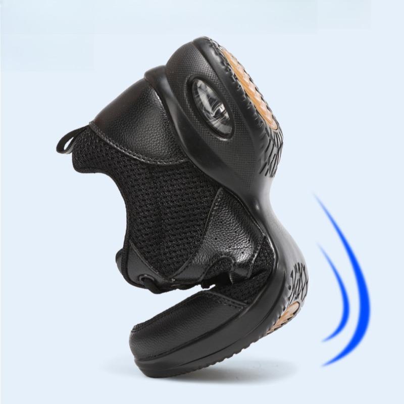 נעלי ריקוד סוליה רכה לנשים רשת נושמת נעלי ספורט ריקוד מודרני כרית אוויר נוחות נעלי אימון ג'אז גובה 5 ס"מ